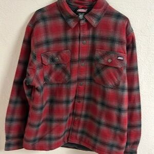 Dickies red black shirt‎ jacket